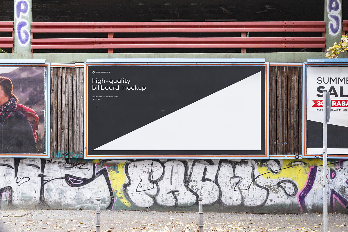 Billboard Mockup Template Bundle, a Print Template by FoundImages (Photo 4 of 36)