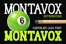 Montavox Corporate Logo Font