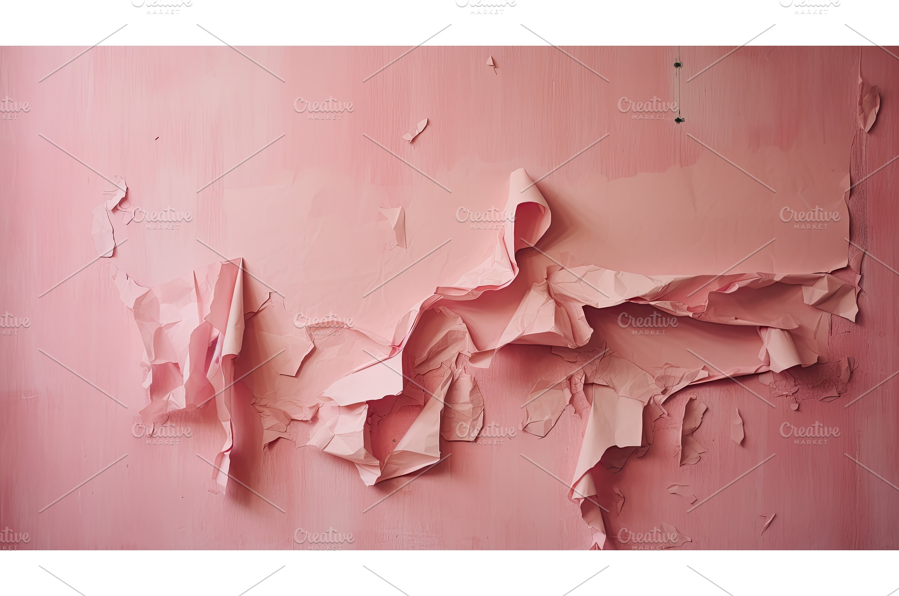 vintage pink ripped paper ai, a Background Photo by pikepicture