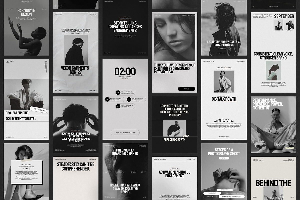 Minimal Social Media Post Story Kit, a Social Media Template by Crafted Pixel (Photo 2 of 9)
