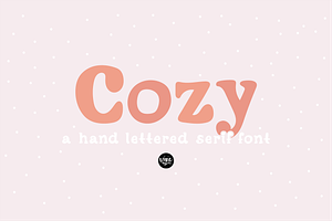 COZY A Friendly Serif .OTF Font