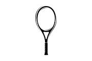 Tennis Racket Icon Silhouette Bundle, an Illustration by Designs_River (Thumbnail 18 of 51)