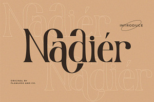 Nadier - Classic Retro Typeface