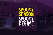 Creepy Night Typeface, a Script Font by Seemly Fonts (Thumbnail 3 of 5)