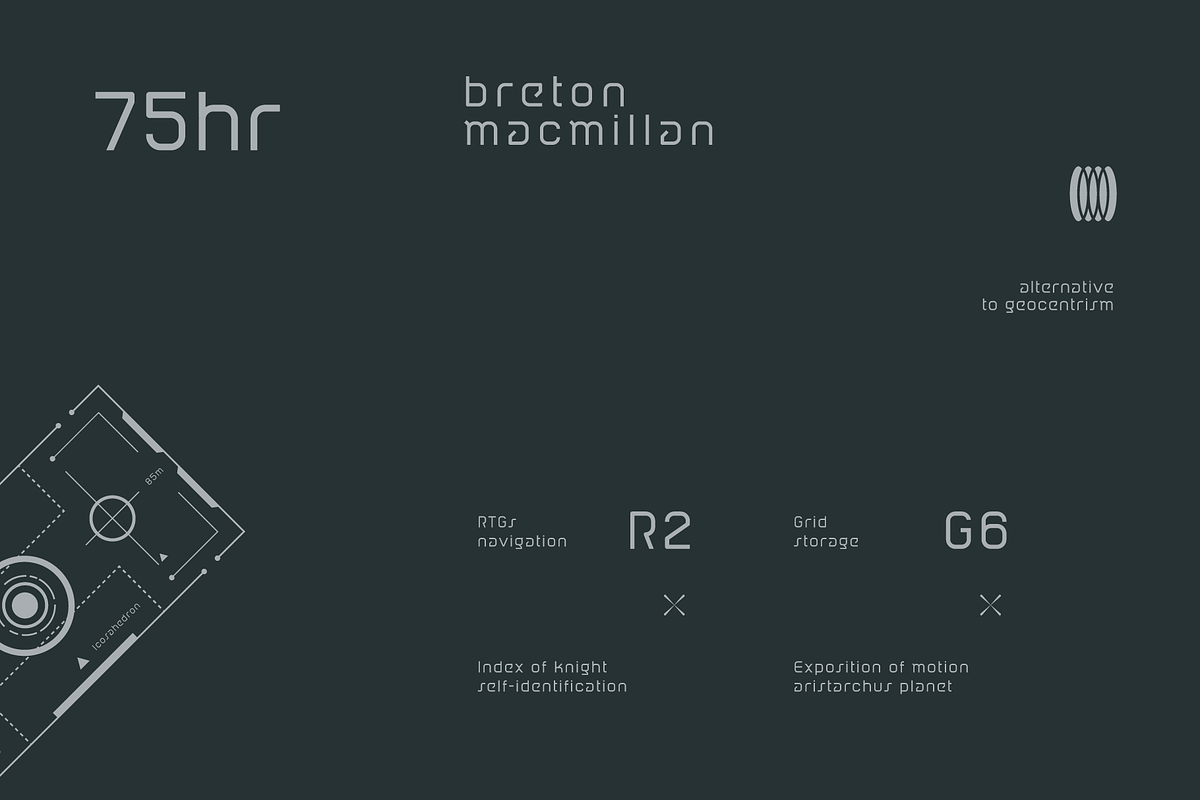Ersota Futuristic Tech Font, a Sans Serif Font by baqoos (Photo 3 of 8)