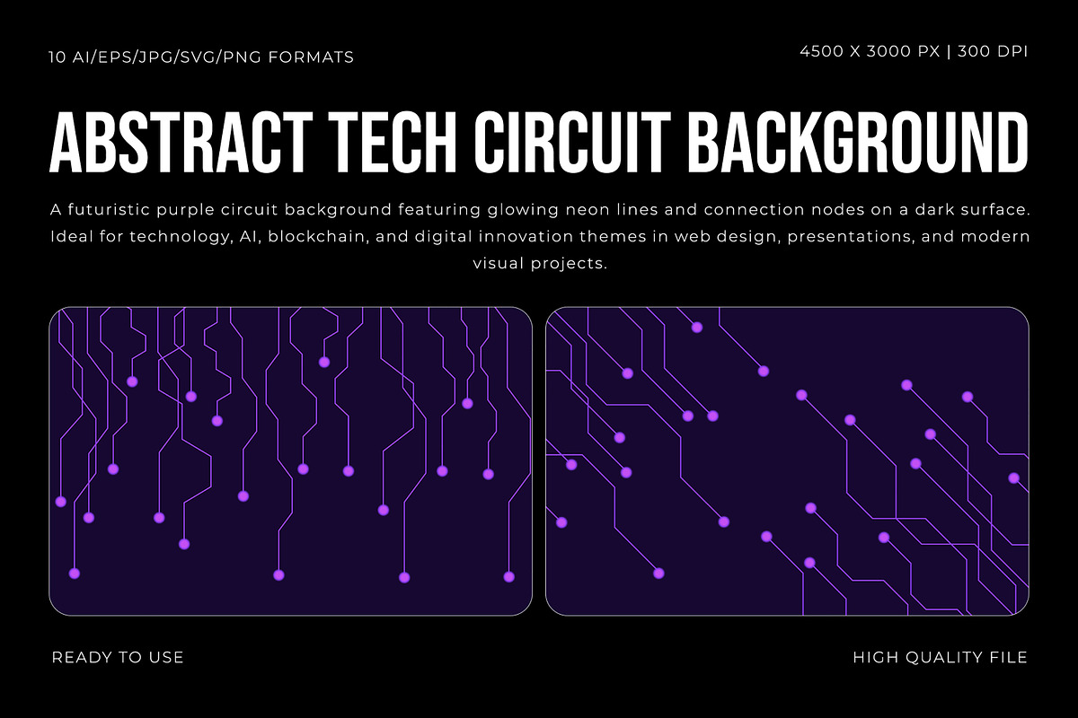 Abstract Tech Circuit Background, a Background Graphic by Pitchlook.Studio (Photo 1 of 3)