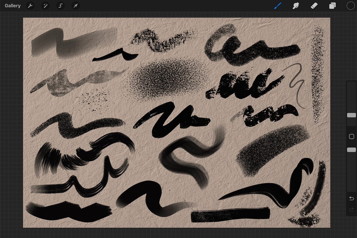 PRO 26 brushes for Procreate, a Brush Add-On by Bluesssatan (Photo 2 of 2)