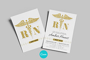 Nursing Graduation Invitation, a Templates & Theme by iloveTemplate (Thumbnail 3 of 3)