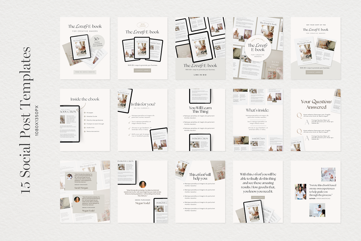 Ebook Marketing Graphics Template, a Marketing Template by Tabitha Emma (Photo 3 of 8)