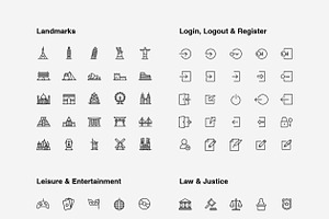 Ultimate Line Icons Pack