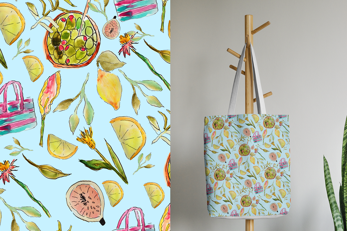 ITALIAN SEASIDE Graphics, a Decorative Illustration by Chantelle T Illustrations (Photo 4 of 11)