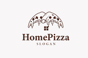 Pizza House Emblem Design Simple, a Branding & Logo Template by Maylianaw28 (Thumbnail 1 of 3)