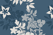 Blue Floral Seamless Repeat, a Pattern Graphic by Sharon Schwalbe (Thumbnail 3 of 4)