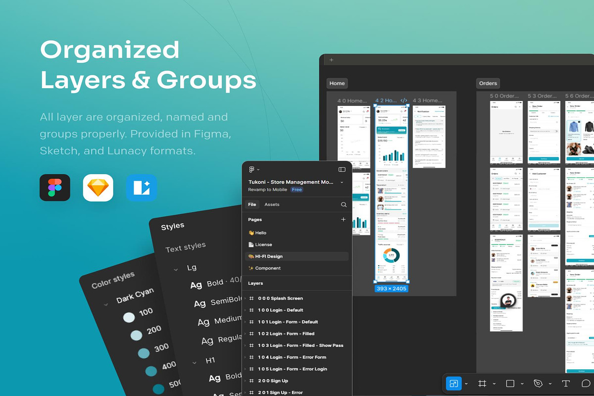 Tukoni SAAS Store Management Mobile, an UI Kit Template by Lumina_ui_ux202 (Photo 8 of 10)