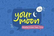 Your Moon - Fun Fonts Collection!, a Sans Serif Font by Littlehand (Thumbnail 1 of 9)
