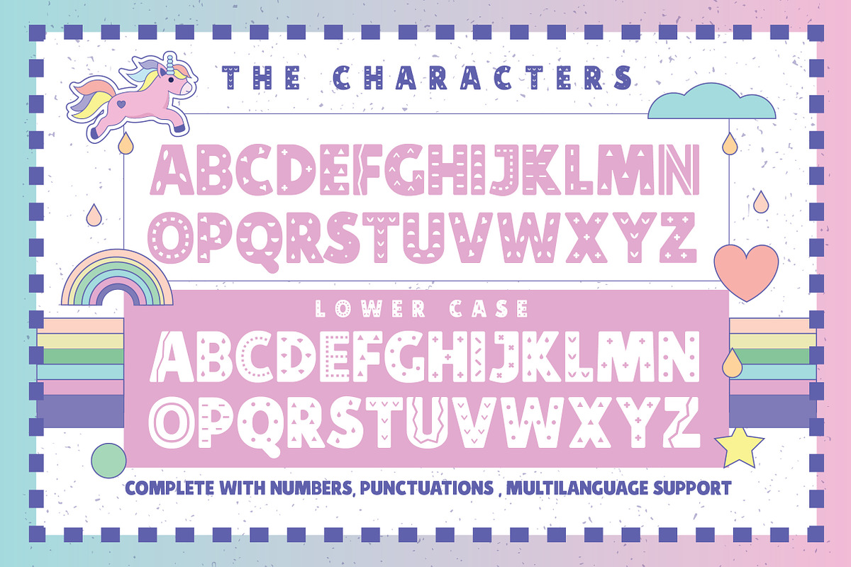 The Unicorn, a Font by caocastudio (Photo 2 of 3)