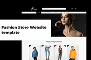 Fashion Store Website template, a HTML Template by Ordasoft (Thumbnail 1 of 3)