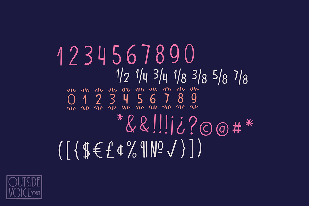 Outside Voice Handwritten Font, a Font by Molly Suber Thorpe (Photo 9 of 9)