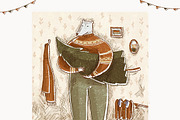 Christmas Bear Postcards & Gift Tags, an Animal Illustration by Yeticrab (Thumbnail 9 of 11)