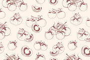 Seamless pattern with tomatoes, a Pattern Graphic by Good Studio (Thumbnail 6 of 9)