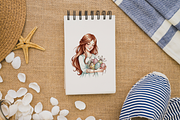 Spring Easter Girl PNG Clipart Cute., a Person Illustration by KennedyStudio (Thumbnail 4 of 5)