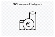 Euro Money Icons Set, an Outline Icon by Designfour (Thumbnail 4 of 7)