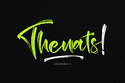 Bhauttine Black Friday, a Script Font by pineungtype (Thumbnail 7 of 8)
