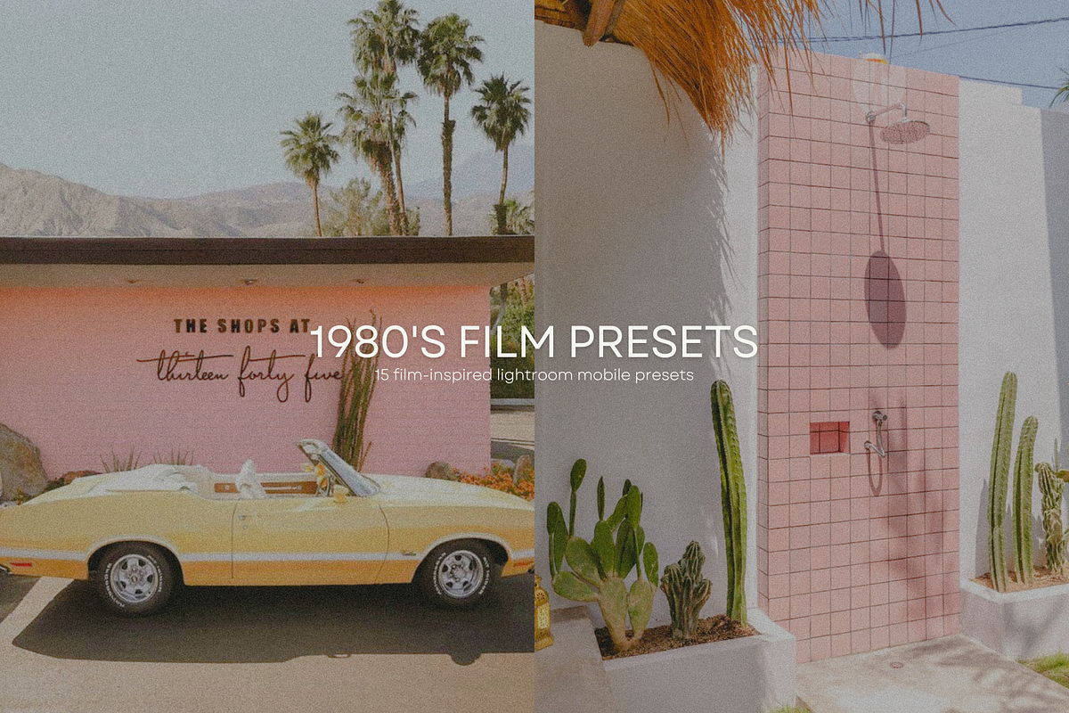 1980'S LIGHTROOM 15 MOBILE PRESETS, a Preset Add-On by AmuletPresets (Photo 1 of 11)