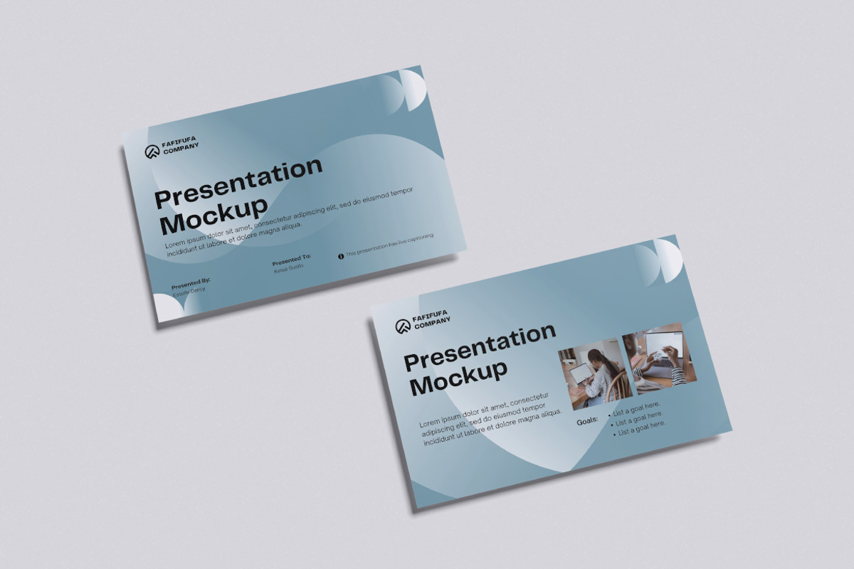 Presentation Mockup, an Advertising Mockup by Pikachudesign (Photo 2 of 5)