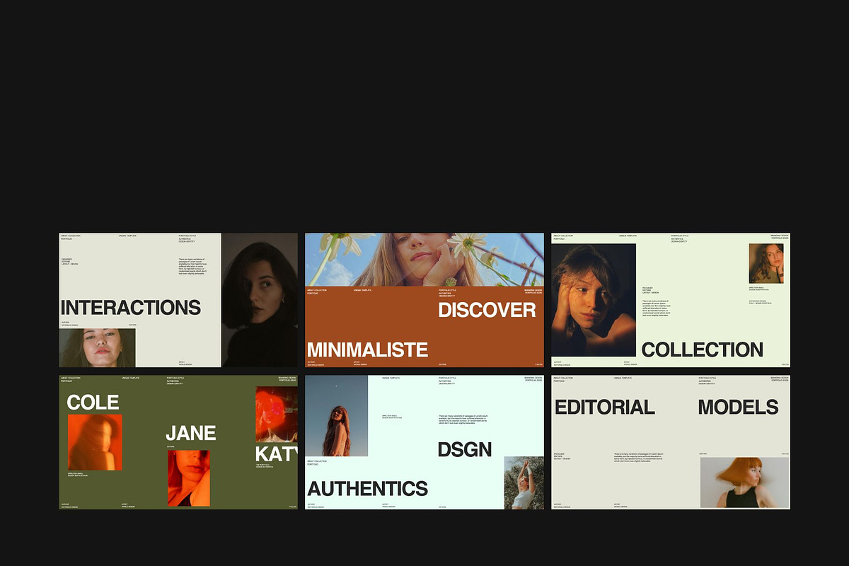 COLE Brand Portfolio Canva Template, a Presentation Template by Creatorism (Photo 7 of 9)