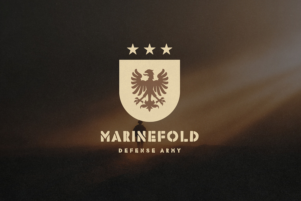 Stencil Force - Military & Army Font, a Handwritten Font by HipFonts (Photo 4 of 7)