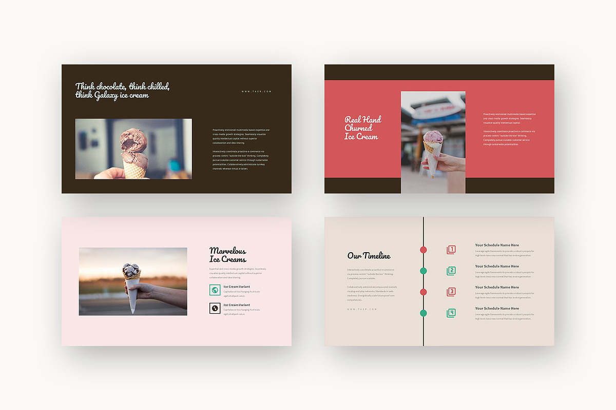 Taer : Dessert Shop Google Slides, a Presentation Template by Punkl Camp (Photo 10 of 16)