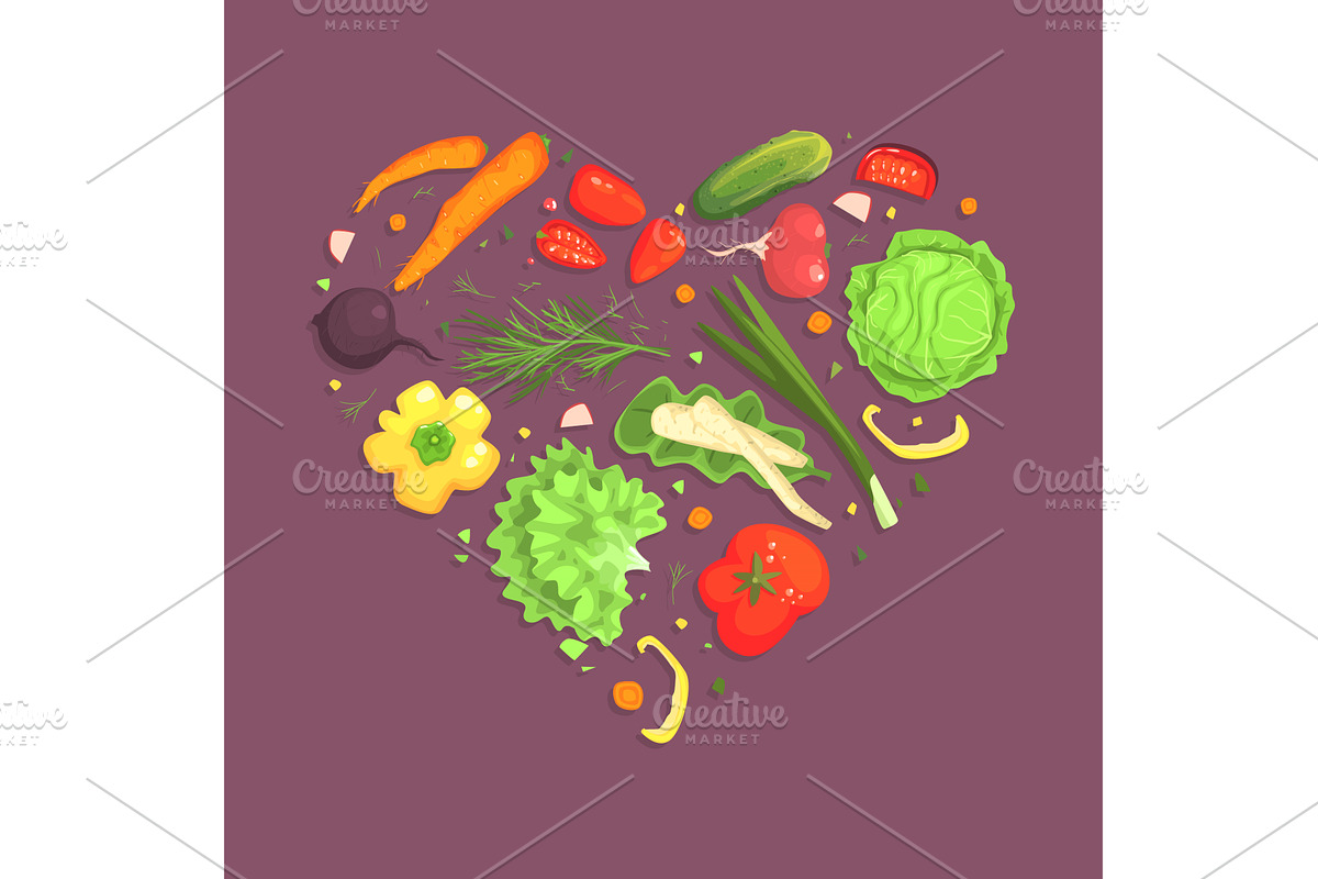 Healthy Food Banner Template with, a Food Illustration by TopVectors