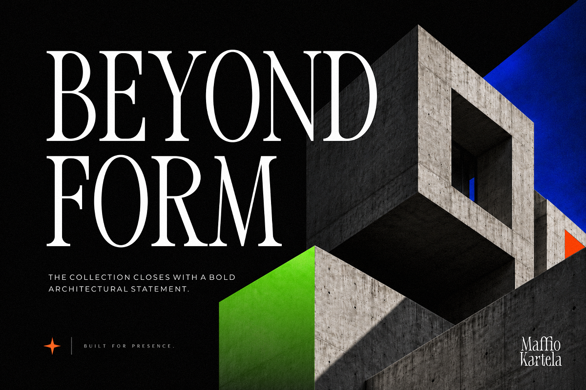 Maffio Kartela - Experimental Serif, a Serif Font by figuree studio (Photo 9 of 10)