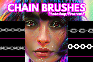Chain Brush Pack, a Brush Add-On by vurdembrushes