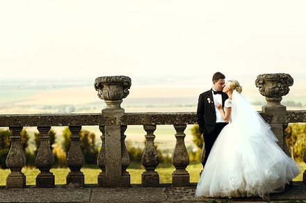 Newlyweds in the park stock photo containing style and couple, a Person Photo by IvashStudio