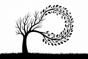 Whimsical Tree Silhouette Spiral, an Object Graphic by jahid234 (Thumbnail 5 of 11)