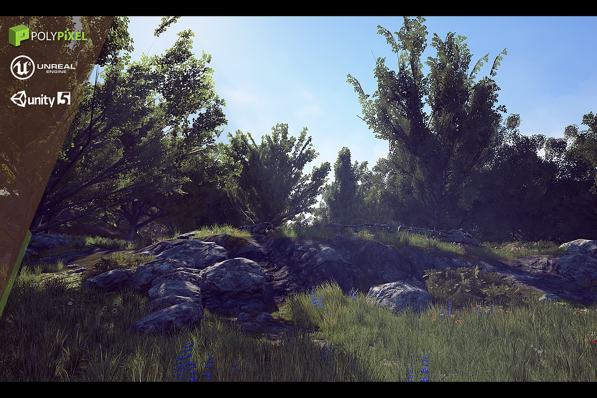 CountrySide Pack, an Environmental 3D Model by PolyPixel (Photo 6 of 9)