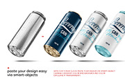 500ml Classic Can Mockup | ANIMATED, a Packaging Mockup by AY Mock-Ups (Thumbnail 4 of 15)