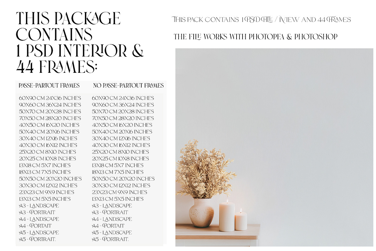 44 Frames and Wallpaper Mockups, a Mockup by mock-ups (Photo 2 of 16)