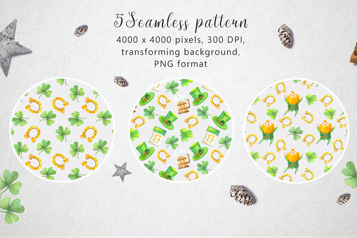 Happy  St.Patrick's Day, a Decorative Illustration by annasokol_ (Photo 3 of 6)