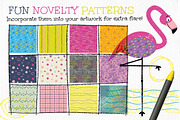 Wax Crayon Textures and Patterns, a Texture Graphic by Wingsart Studio (Thumbnail 5 of 8)