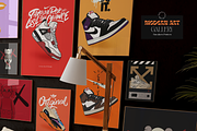Modern Art Gallery 2, a Graphic by Wall Art Print Studio (Thumbnail 7 of 16)