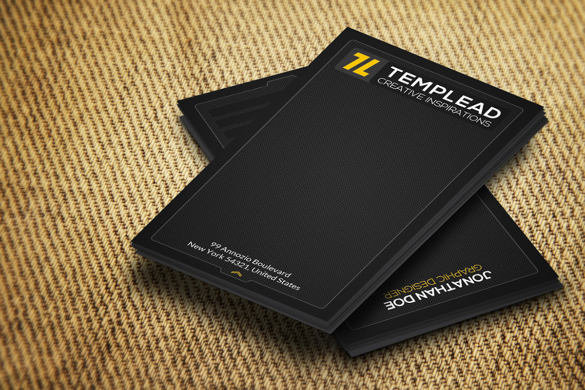 Simple Business Card CM123, a Business Card Template by annozio (Photo 2 of 4)