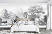 Abstract Forest Art Wallpaper Set, an Illustration by fei long (Thumbnail 7 of 10)