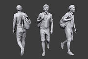 Lowpoly People Casual Pack Volume 8, a Characters & Person 3D Model by Kanistra Studio (Thumbnail 4 of 9)