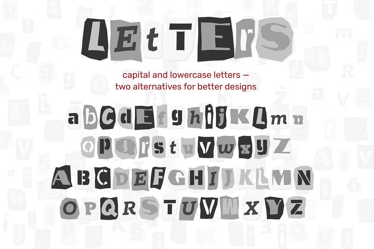 Cut News gray color font, a Sans Serif Font by Zimages (Photo 4 of 9)