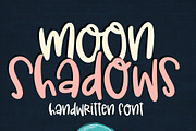 Moon Shadows Handwritten Font, a Sans Serif Font by Sabrina Schleiger Design (Thumbnail 4 of 4)