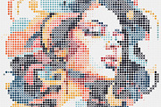 Multi Shape Mosaic Photoshop Action, an Action Add-On by DesignRocket (Thumbnail 2 of 10)