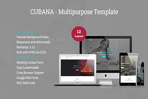 Cubana - Multipurpose Template